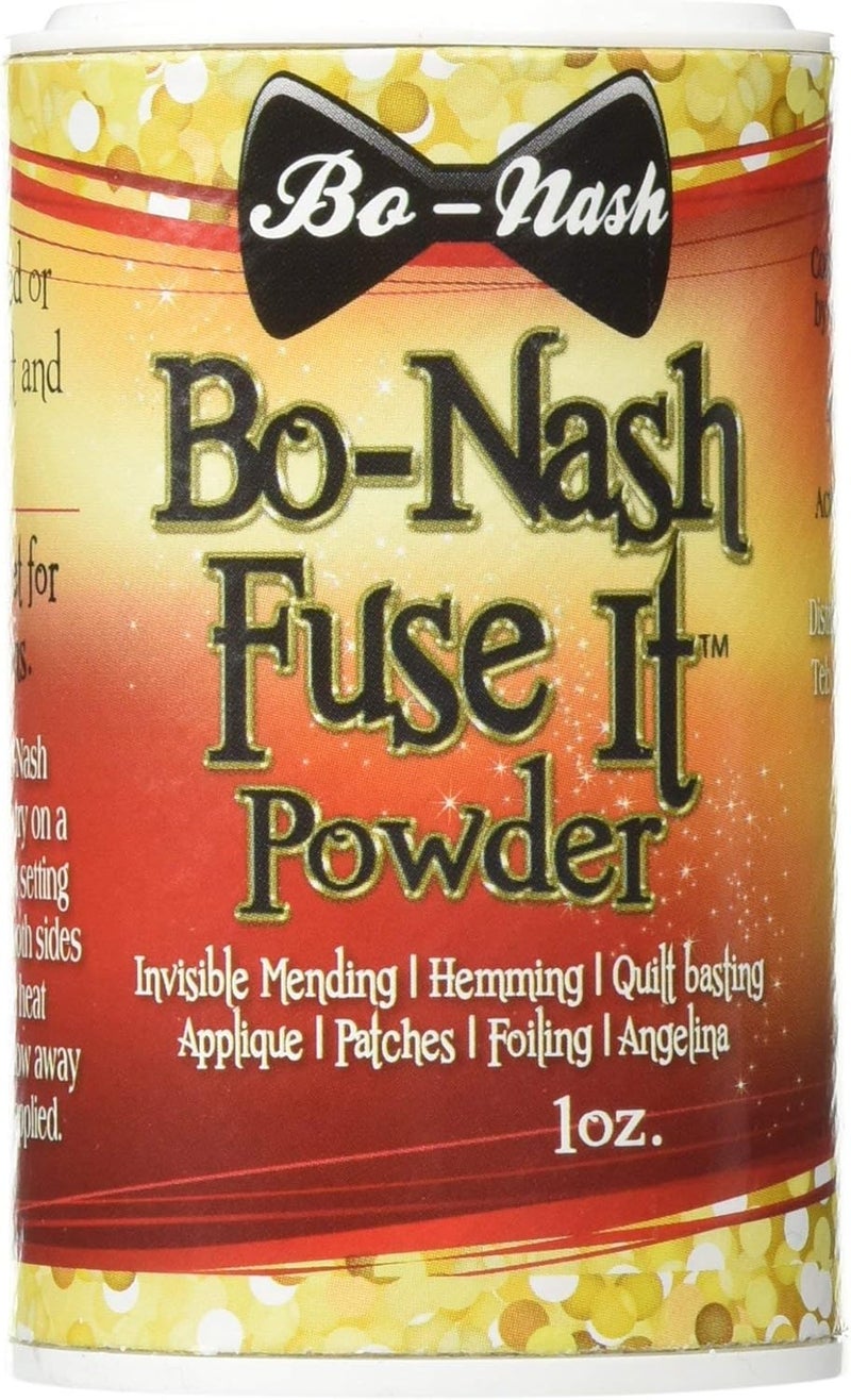 Bo Nash Bo-Nash Fuse It Powder Complete Starter Kit with Craft Sheet - 1oz Bonding Agent for Fabric Repair - Image 1